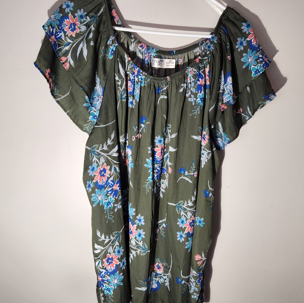 Terra sky blouse